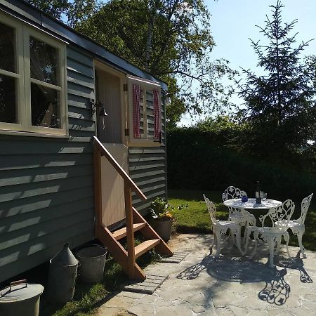 The English Shepherds Hut @ Les Aulnaies Echauffour Exteriér fotografie